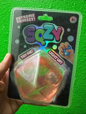 Sunny Days Light-Up Pink/Orange Squeezy Toy -